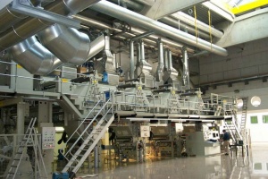 TANN-Papier, production hall