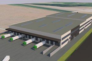 Team 7 new construction of a logistics hall – Pram